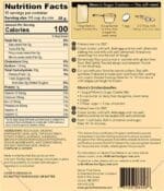 Back of Gluten Free Mama's Cookie Mix