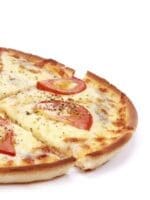 pizza made with Gluten Free Mama's Pizza Crust Mix