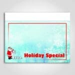 Holiday Special Sign Card 11" x 7"