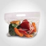 vented produce pouch for selling fruits and vegetables