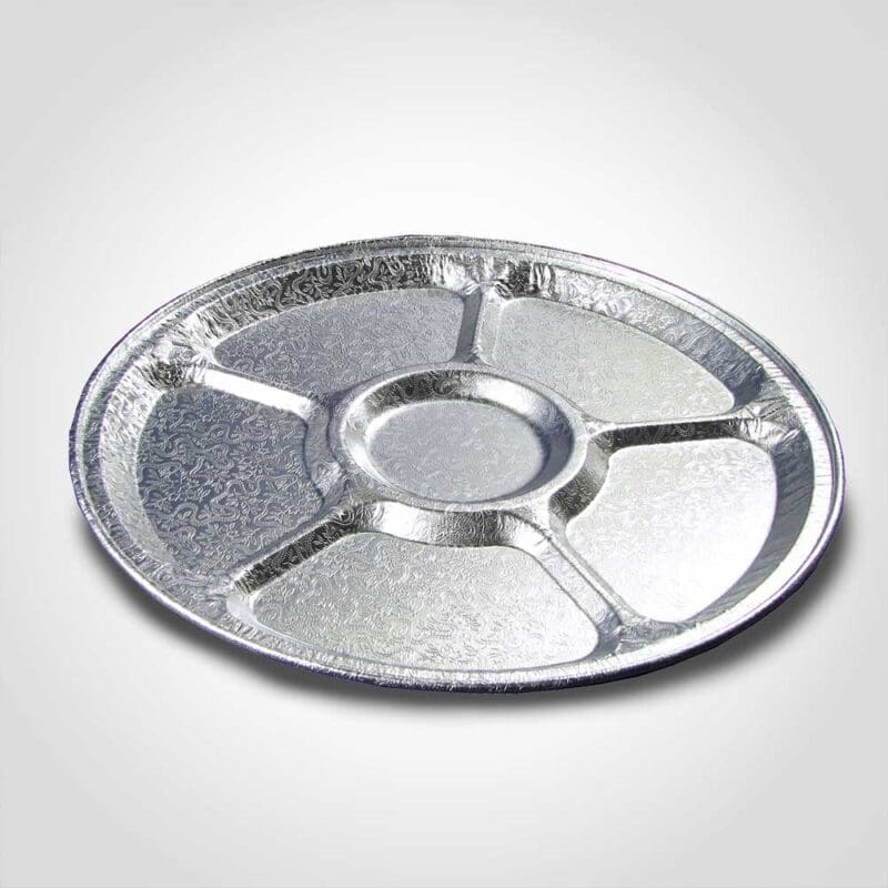 370093 18 inch Aluminum Party Tray lazy-Susan-base