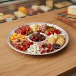 12 inch Aluminum Party Tray Lazy-Susan Base, Deli Tray in a 50 case pack