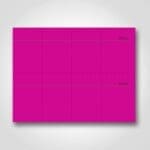 Magenta Blank Sign Card Perforated 3" x 3"