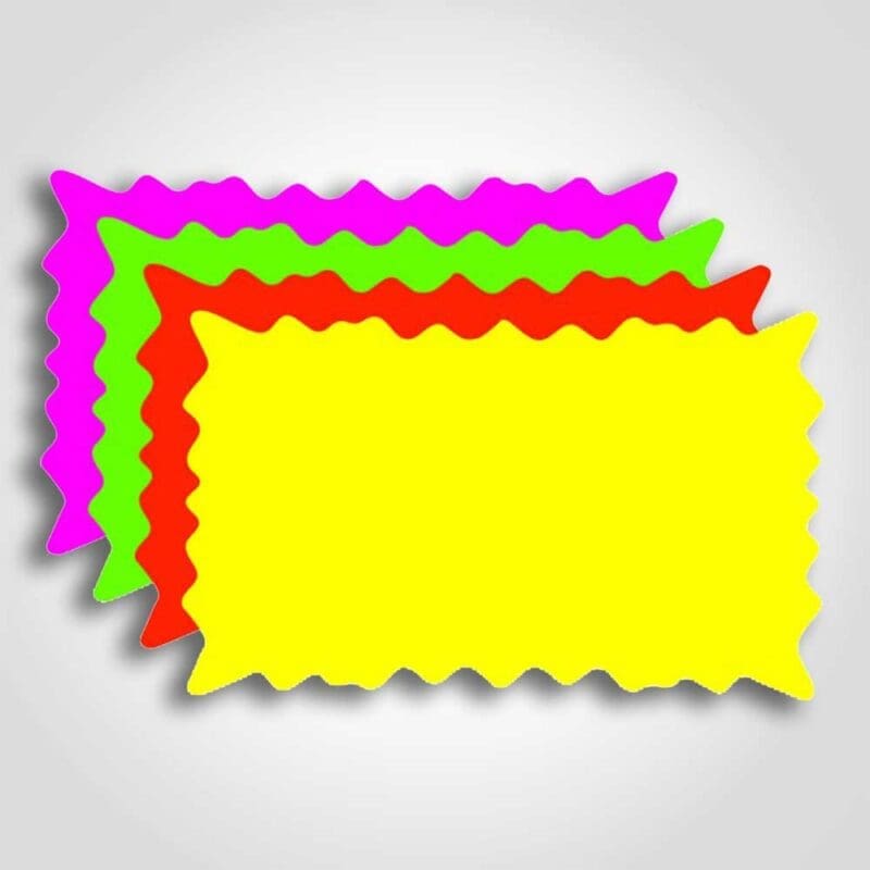 400196 Blank Burst Sign 7" x 11"