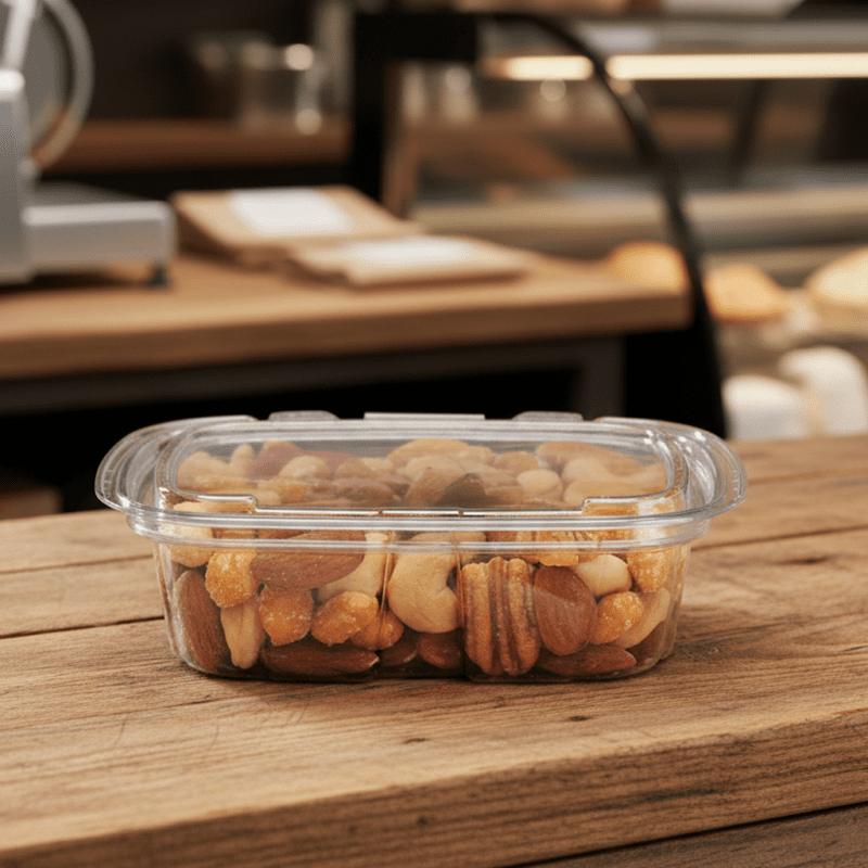 8 oz. Take Out Container Tamper Evident