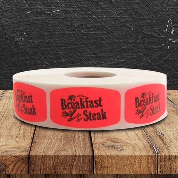 Breakfast Steak Label - 1 roll of 1000 (540023)