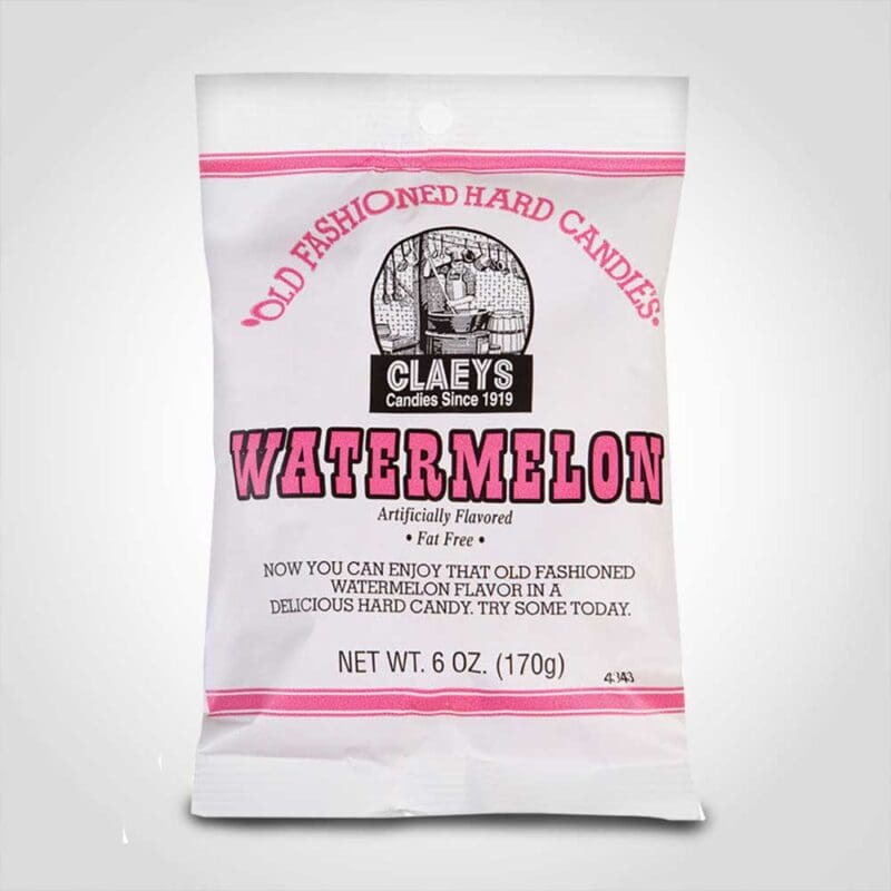Claeys Watermelon Old Fashioned Hard Candy