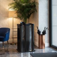 Charcoal automatic wet umbrella bag dispenser