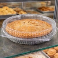 9 inch Pie PET Plastic Clamshell with pie inside