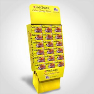 Turkey Oven Bags Cardboard Display with Product
