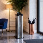 Chrome Wet Umbrella Automatic Single Bag Dispenser