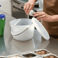 Ice Cream Bucket with handle