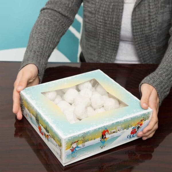 Winter Wonderland Box 9 x 9 x 2.5 in - 150 Pack (360159)