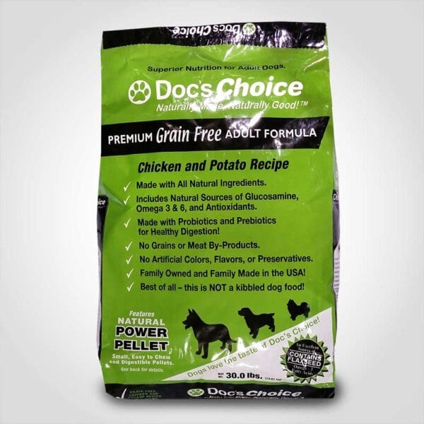 Premium Grain Free Chicken and Potato Adult Dog Food 30 lbs.