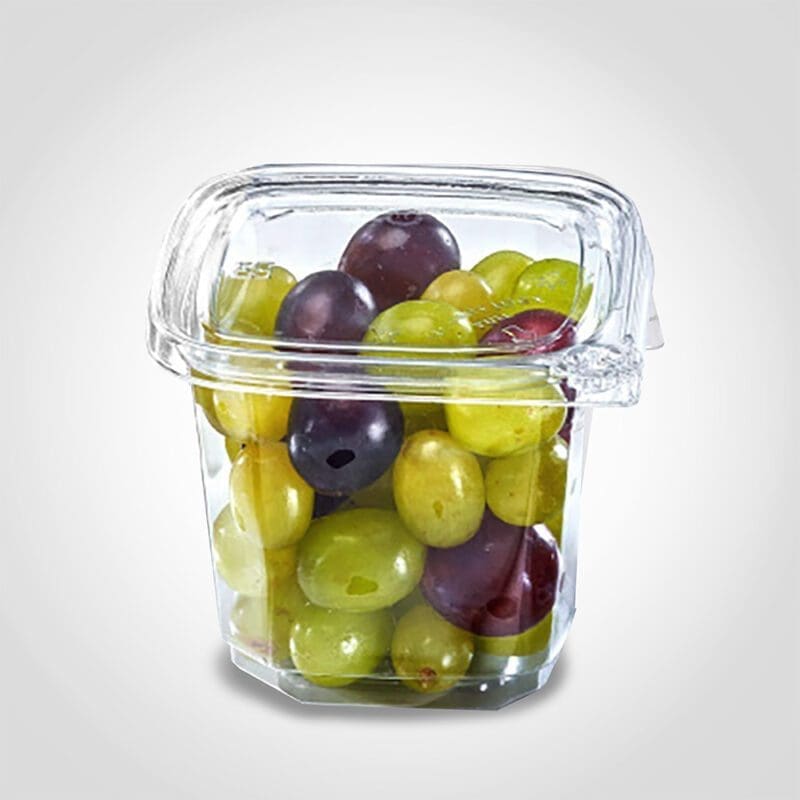 Deli Container Square Tamper Evident 24oz 261371 Deli Container Square Tamper Evident 24oz