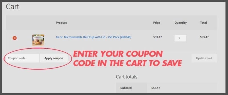 enter your coupon code