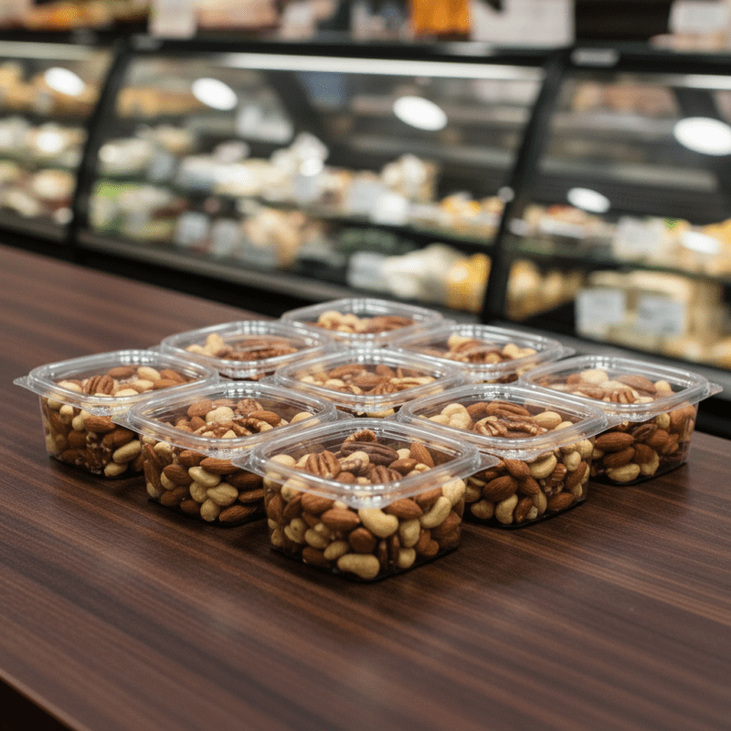 Deli Containers Crystal Seal 6oz with lid