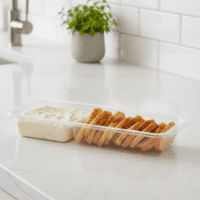 Snackcubes 2 Compartment Take Out Containers - 1056/case