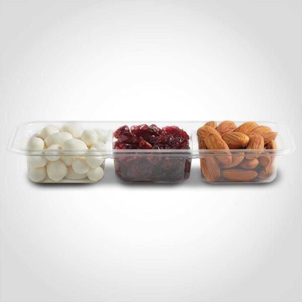 Snackcubes 3 Compartment Take Out Containers