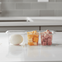 Snackcubes 3 Compartment Take Out Containers- 1056/case