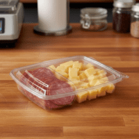 2 Compartment Snack Pack Take Out Containers