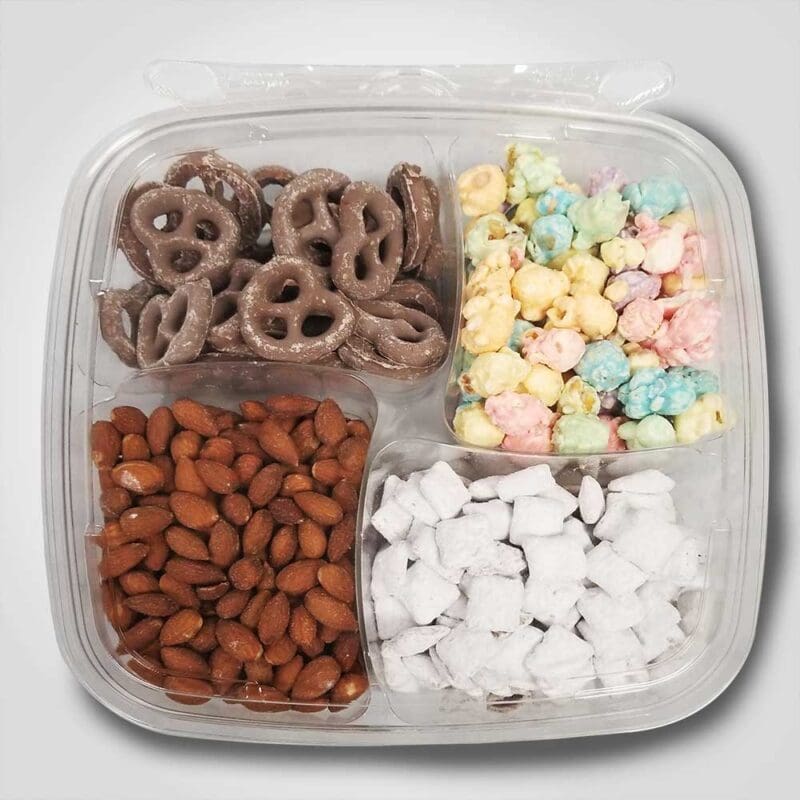 64 oz. 4 Compartment Square Tamper Evident Container