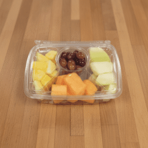 30 oz. 4 Compartment Rectangle Tamper Evident Take Out Containers