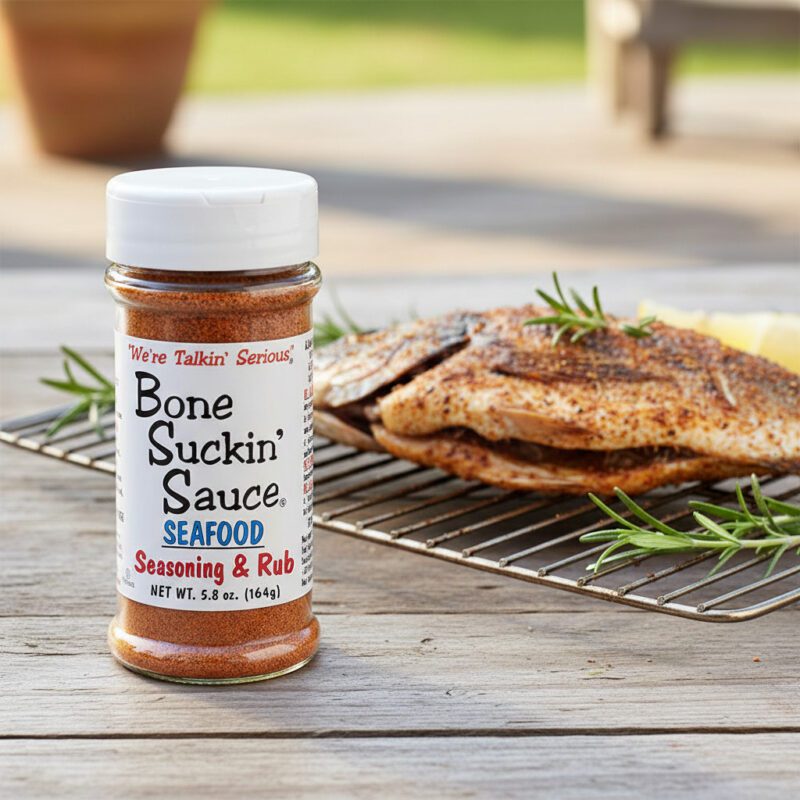 71804-Bone-Suckin-Seafood-Seasoning-and-Rub-5oz Bone Suckin’ Seafood Seasoning and rub Wholesale price and pack