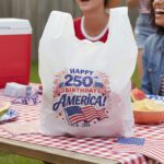 Happy Birthday America Bag on picnic table