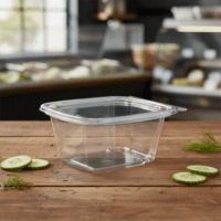 Tamper Evident Hinged Food Packaging 16oz