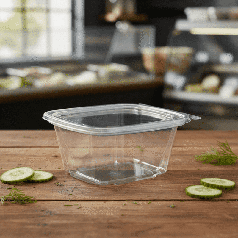 261512 Tamper Evident Hinged Food Packaging 16oz Tamper Evident Hinged Food Packaging 16oz