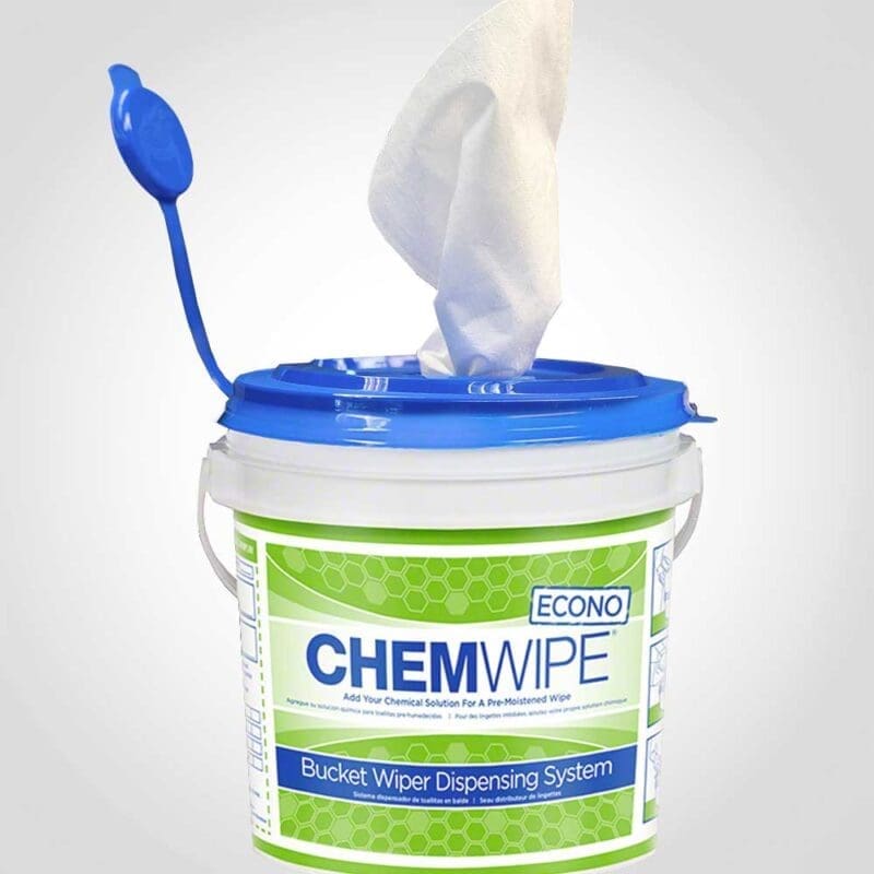 610035 Sanitation Dry Wipe Bucket 1 Bucket 6 rolls of Wipes