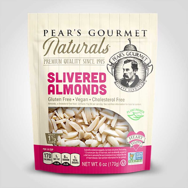 34945 Pear's Gourmet Slivered Almonds 6oz