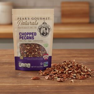 Pear’s Gourmet Pecan Pieces 8oz 6 bags per case