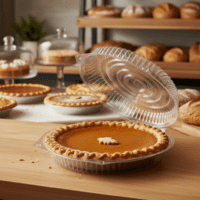 8 inch Shallow Pie Clamshell - 200/case