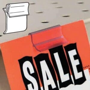 Gee Sign Clip for Gondola Shelving - 100 Pack (190033)