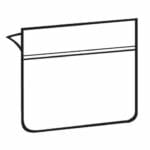 Label Holder with Adhesive - 100 Pack (190201)