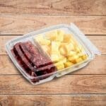 2 Compartment Snack Pack Take Out Containers - 260 Pack (261606)