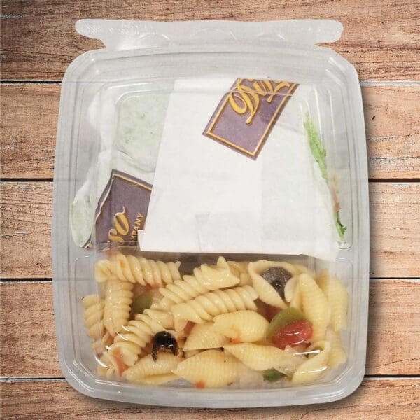 2 Compartment Snack Pack Take Out Containers - 260 Pack (261606)