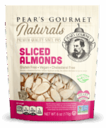 Pear's Gourmet Natural Sliced Almonds 6oz - 6 PACK (34944)