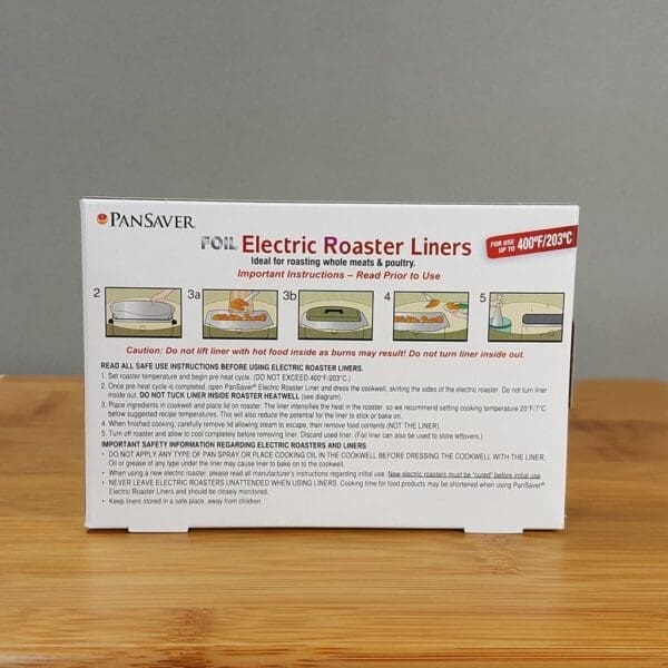 Foil Electric Roaster Liners 2 Liners per box 34 in. x 18 in. - 18 Pack (350283)