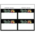 Garden Fresh Sign Card 5.5 x 3.5 - 50 Pack (400681)
