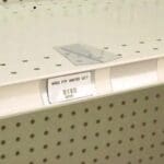Gondola Shelving Insert Strips 2.5 x 1.25 in. Gondola Chips - Ticket Molding - 250 Pack (800025)