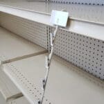 Metal Merchandising Almond Strip with 12 Stations and label holder - 25 Pack