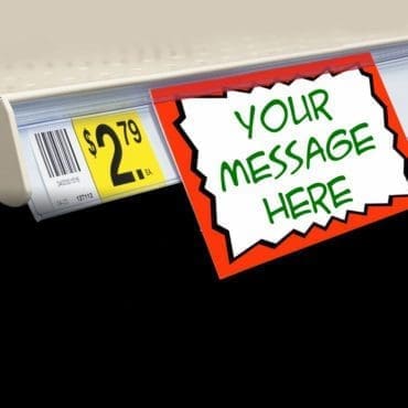 Blank Burst Sign Red 3.5x5.5 - 100 Pack (400225)