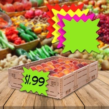 Blank Burst Sign 4x4 - 100 Pack (400179)