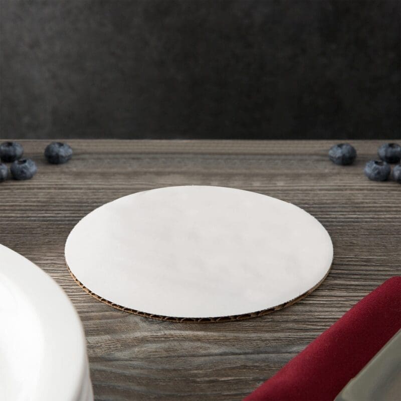 7 inch Grease proof Corrugated Cake Pad - 100 Pack (360355)