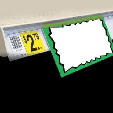 Blank Burst Sign Green 5.5x7 - 100 Pack (400235)