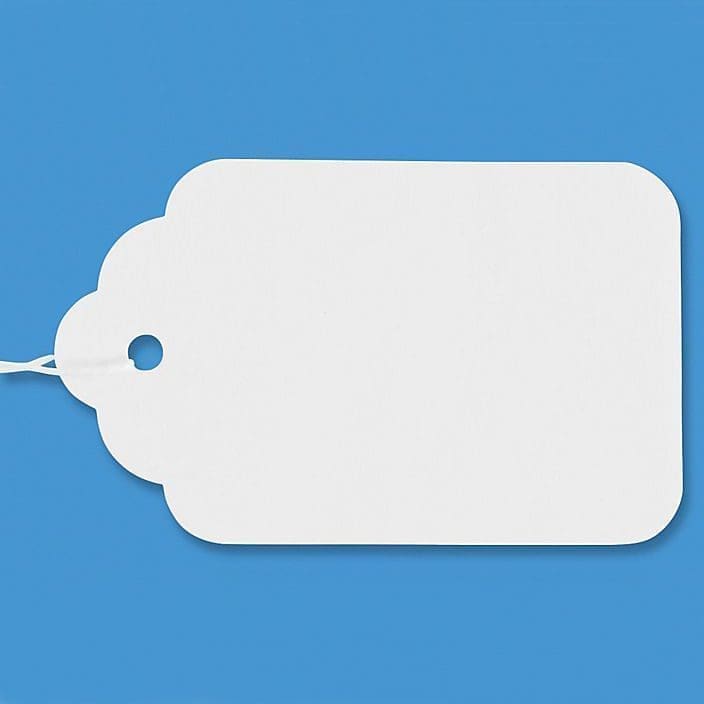 #4 Tag with String – 1000 Pack (200091) 1 #4 Tag with String - 1000 Pack (200091)