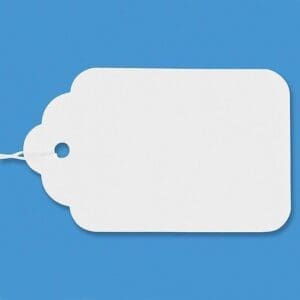 #9 Tag with String - 1000 Pack (200081)
